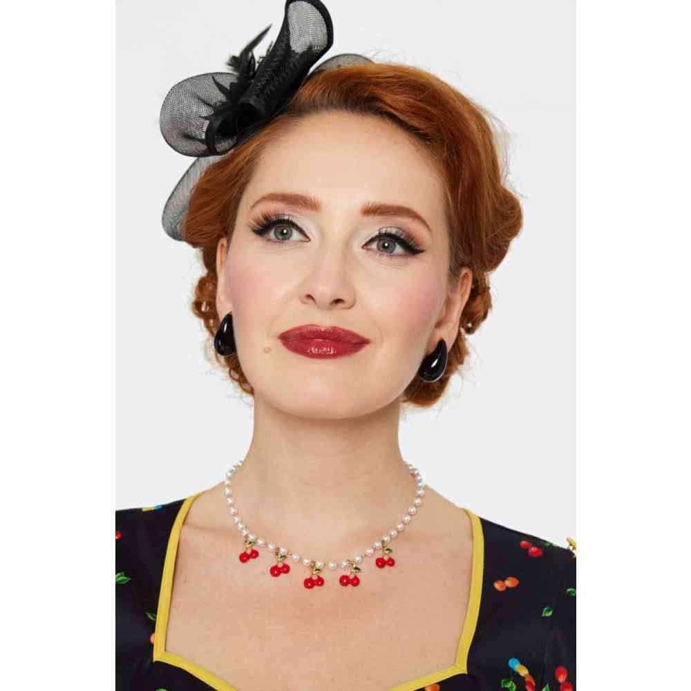 Voodoo Vixen - Statement Teardrop Ohrringe - Schwarz